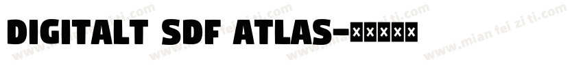 Digitalt SDF Atlas字体转换